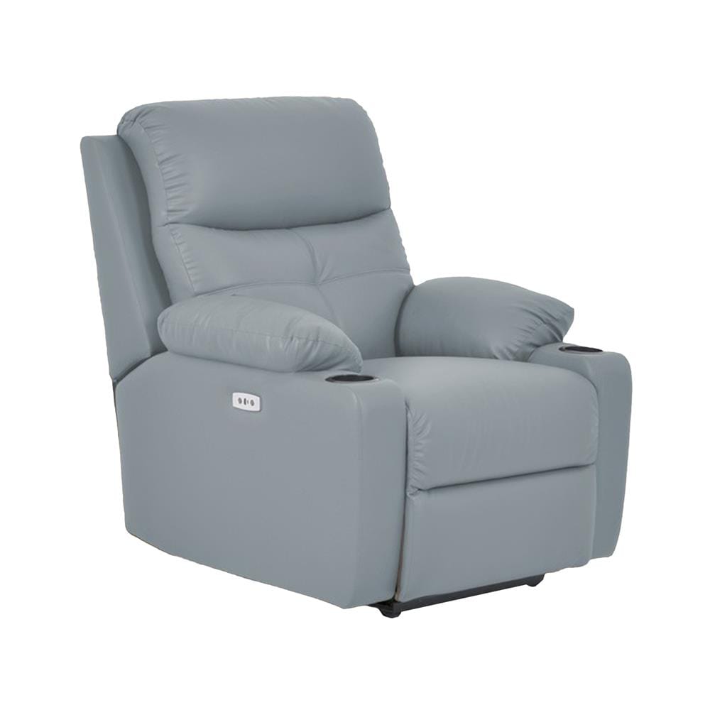 เก้าอี้ปรับนอนไฟฟ้า FURDINI COMPLETE/PET FRIENDLY สีฟ้าอมเทา