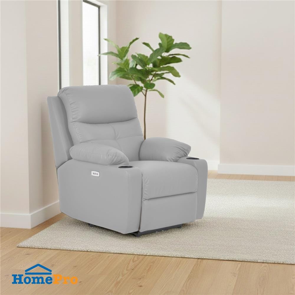เก้าอี้ปรับนอนไฟฟ้า FURDINI COMPLETE/PET FRIENDLY สีเทา