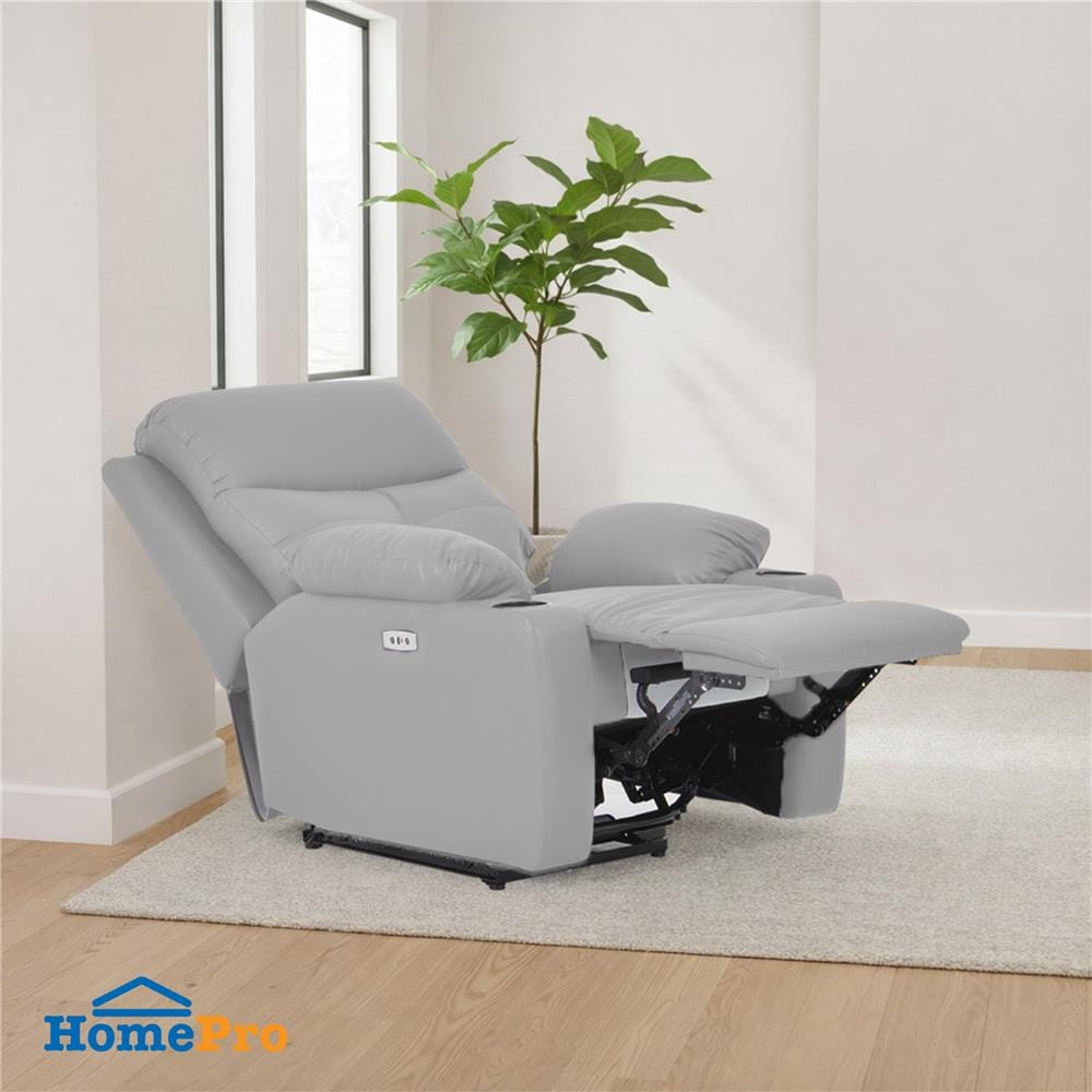 เก้าอี้ปรับนอนไฟฟ้า FURDINI COMPLETE/PET FRIENDLY สีเทา