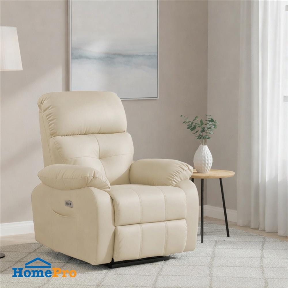 เก้าอี้ปรับนอนไฟฟ้า FURDINI CHARLIE/PET FRIENDLY สีเบจ