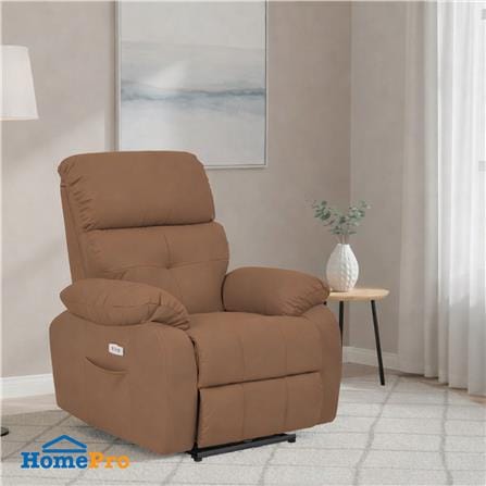 เก้าอี้ปรับนอนไฟฟ้า FURDINI CHARLIE/PET FRIENDLY สีน้ำตาลเข้ม_3