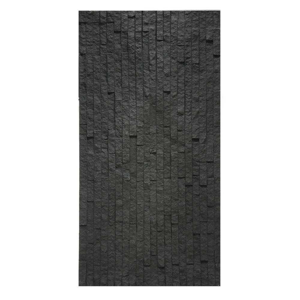 แผ่นตกแต่งผนัง PU 60x120 ซม. TARA BRICK ROCK BLACK
