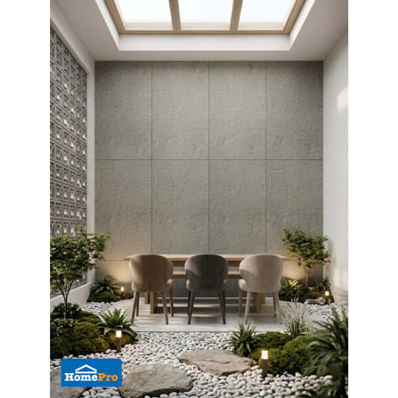 แผ่นตกแต่งผนัง PU 60x120 ซม. TARA ROCK VILLA GREY_3