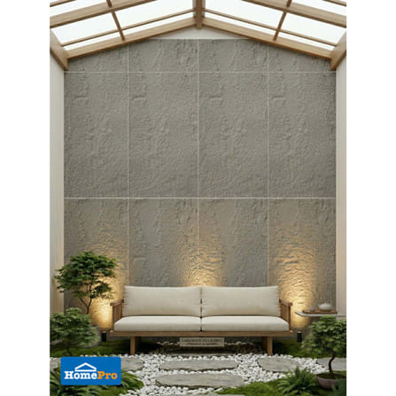 แผ่นตกแต่งผนัง PU 60x120 ซม. TARA ROCK VILLA GREY_4