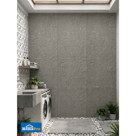 แผ่นตกแต่งผนัง PU 60x120 ซม. TARA ROCK VILLA GREY_5