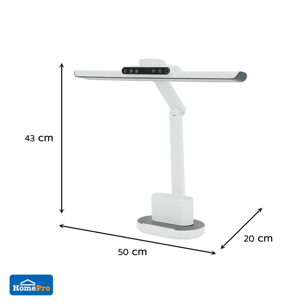 ไฟอ่านหนังสือ LED CARINI YG-3664Q 8 วัตต์ สีขาว