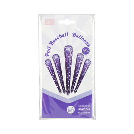 ลูกโป่งฟอยล์ กระบองเชียร์ SNAZZ 28 นิ้ว สีม่วง_3