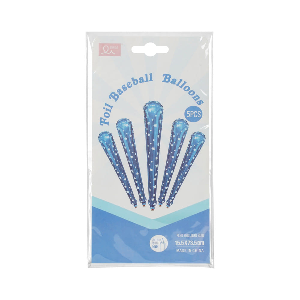 ลูกโป่งฟอยล์ กระบองเชียร์ SNAZZ 28 นิ้ว สีฟ้า