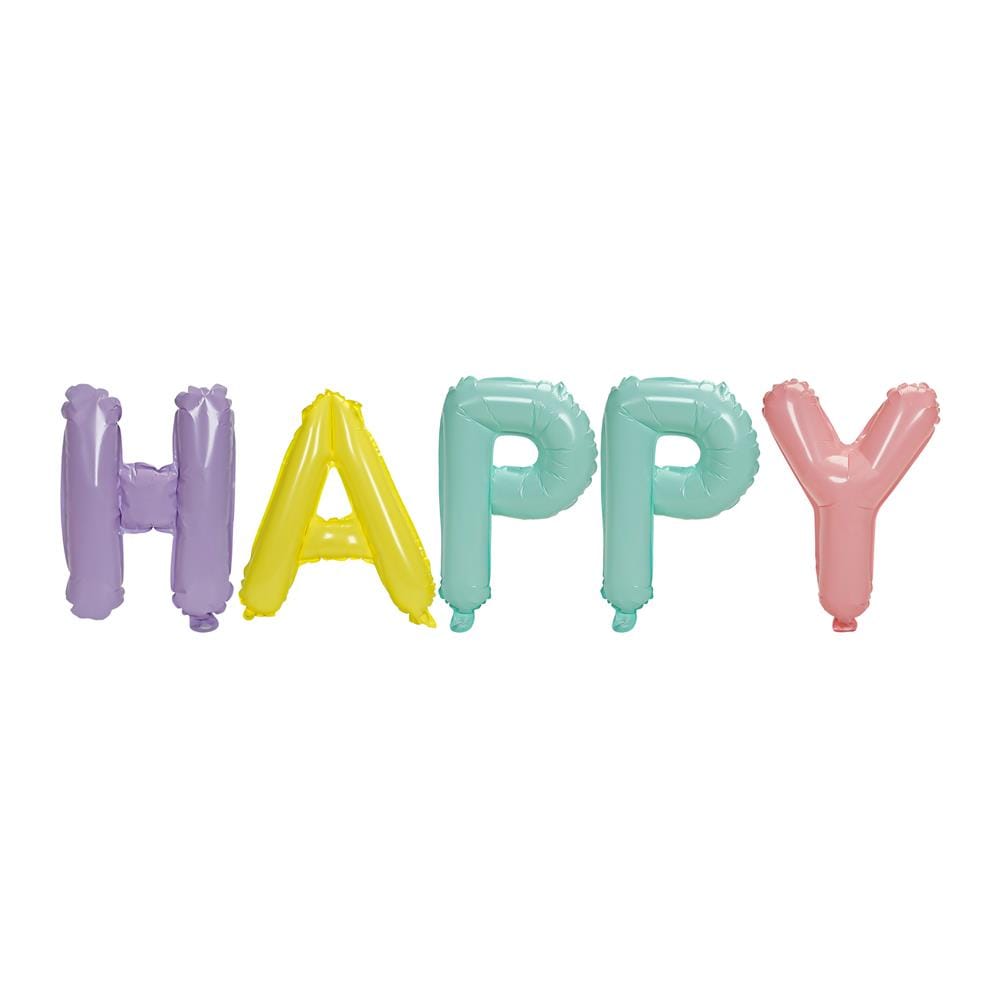 ลูกโป่งฟอยล์ HAPPY BIRTHDAY SIGN SNAZZ 16 นิ้ว สีรุ้ง