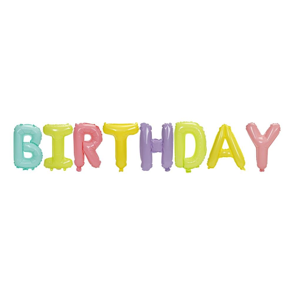 ลูกโป่งฟอยล์ HAPPY BIRTHDAY SIGN SNAZZ 16 นิ้ว สีรุ้ง