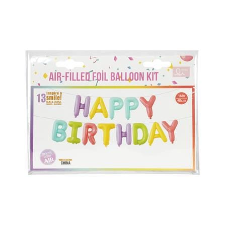 ลูกโป่งฟอยล์ HAPPY BIRTHDAY SIGN SNAZZ 16 นิ้ว สีรุ้ง_3