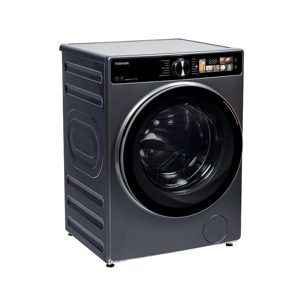 เครื่องซักผ้าฝาหน้า TOSHIBA TW-T25BZP140MWT(MG) 13 กก. อินเวอร์เตอร์ สีเทาดำ