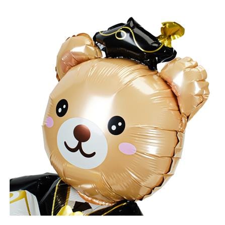 ลูกโป่งฟอยล์ GRADUATION BEAR SNAZZ 28 นิ้ว สีขาว/ดำ_2
