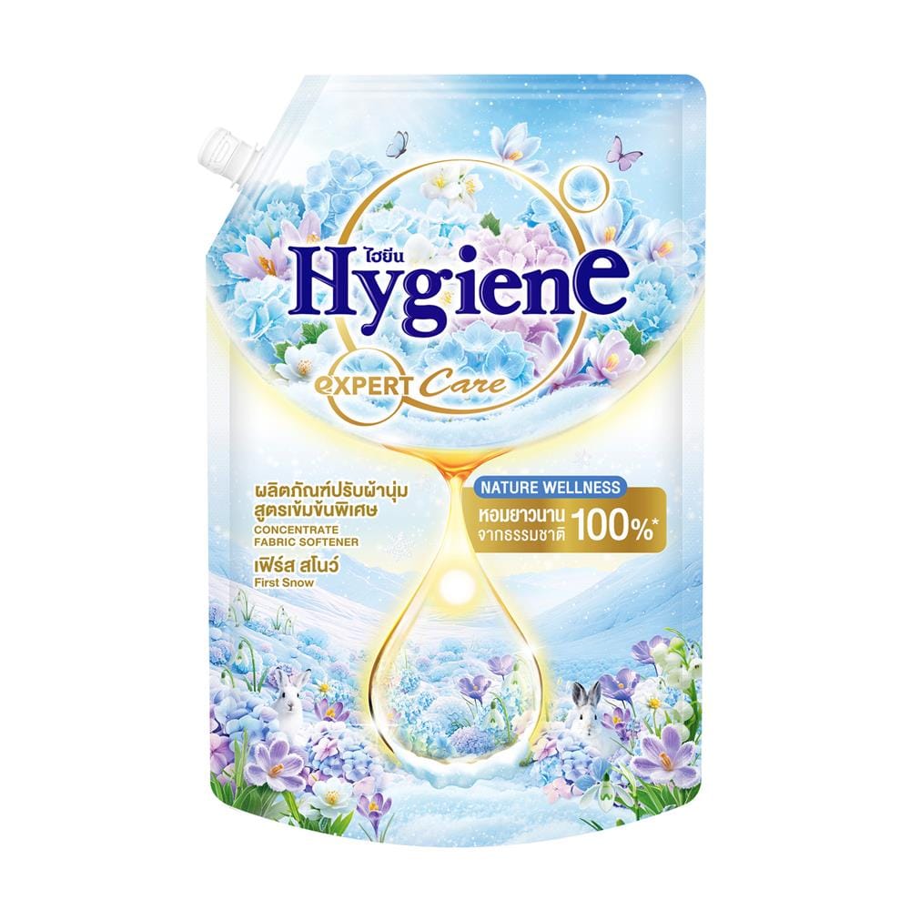 น้ำยาปรับผ้านุ่ม HYGIENE 1,000 มล. เฟิร์ส สโนว์