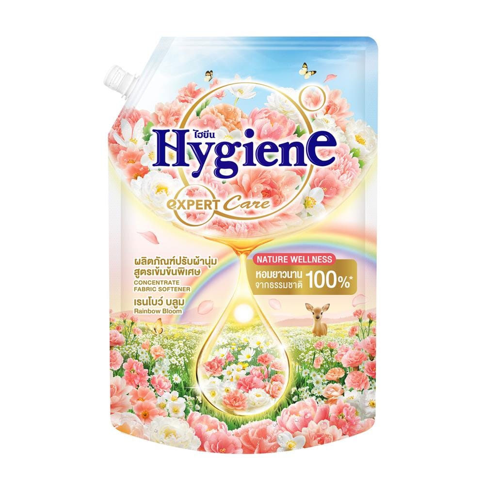 น้ำยาปรับผ้านุ่ม HYGIENE 1,000 มล. เรนโบว์ บลูม