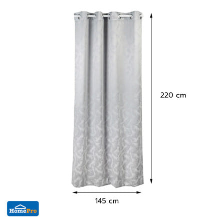 ผ้าม่าน EYELET HOME LIVING STYLE CAYLA UV 145x220 ซม. สีเทา_10
