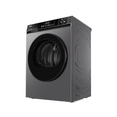 เครื่องอบผ้าฝาหน้า HAIER HD100-A357S8 10 กก. HEATPUMP สีเทาเข้ม_1