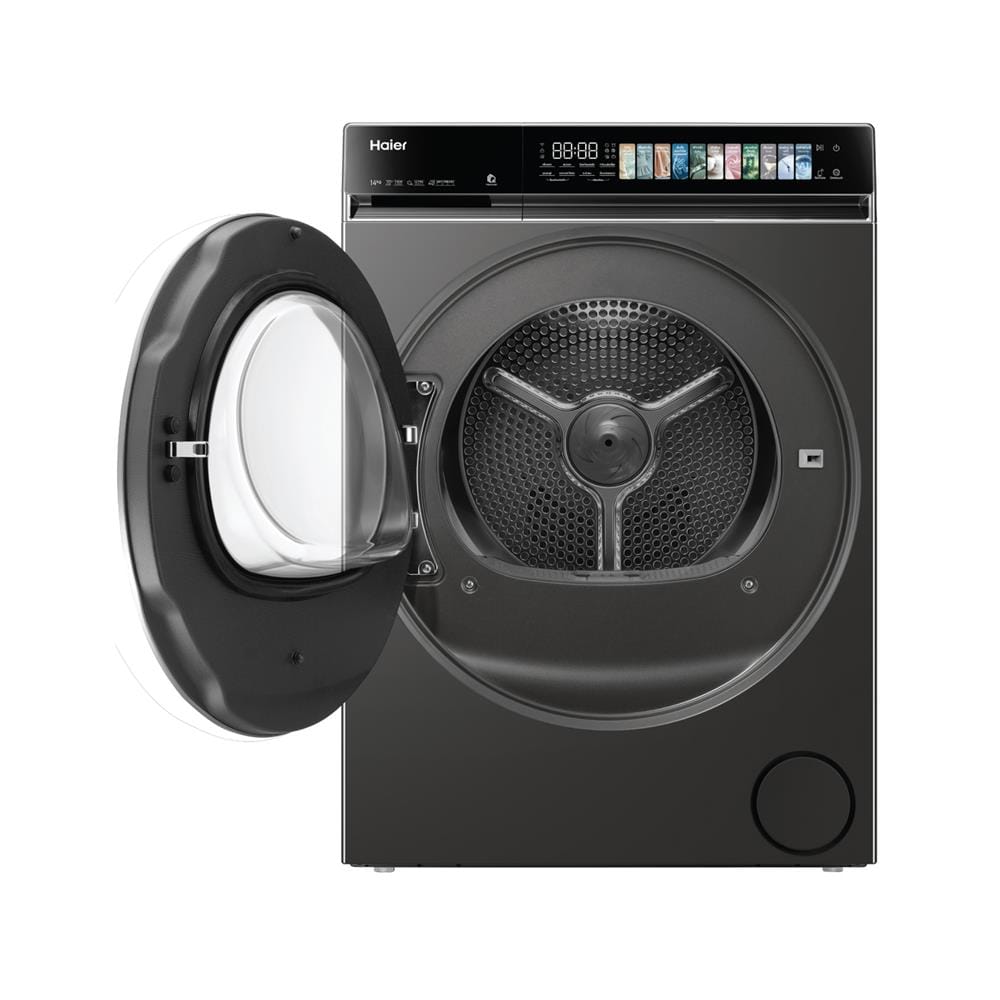 เครื่องอบผ้าฝาหน้า HAIER HD140-AR367S8U1 14 กก. สีเทาเข้ม