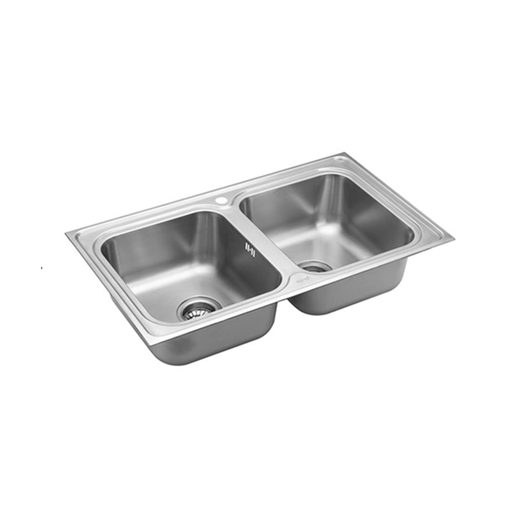 ซิงค์ฝัง 2 หลุม COTTO CT8851T 85 ซม. สีเงิน