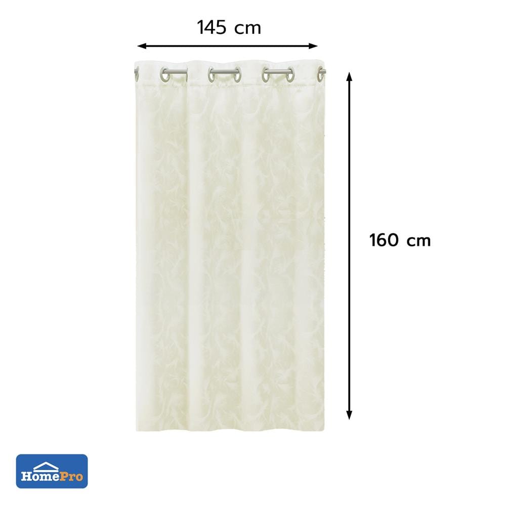 ผ้าม่าน EYELET HOME LIVING STYLE CAYLA UV 145x160 ซม. สีครีม