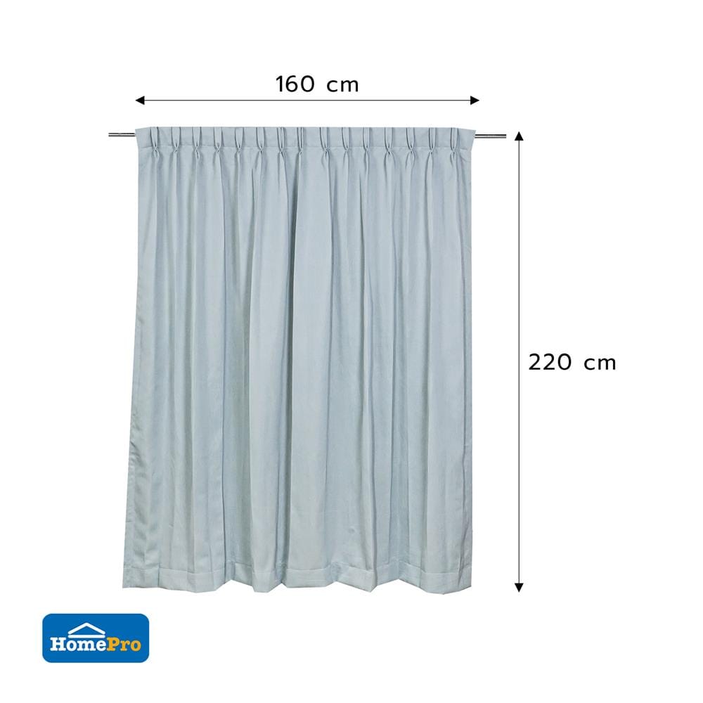 ผ้าม่านจีบ BENETTA TISCY UV 160x220 ซม. สีเขียว