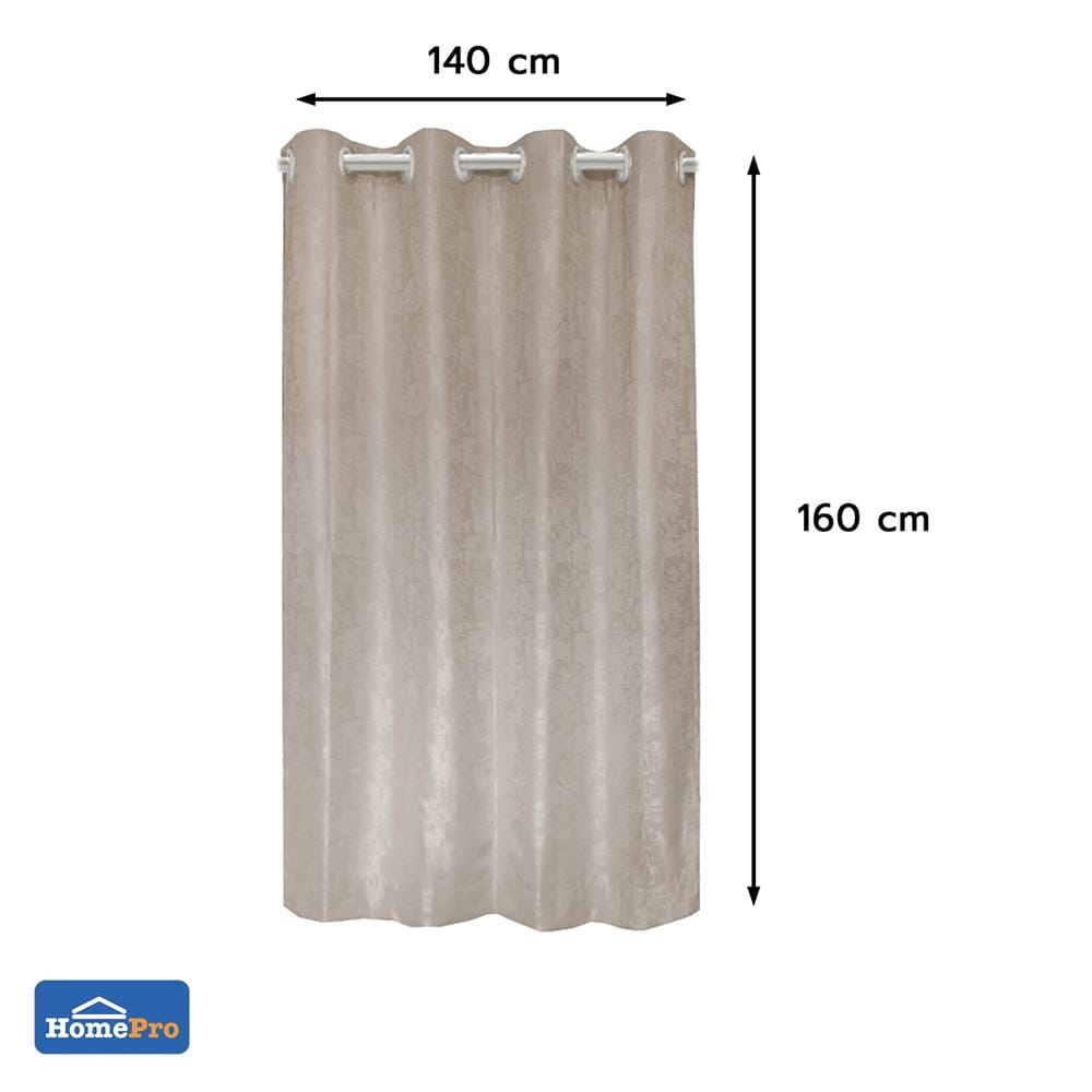 ผ้าม่าน EYELET HOME LIVING STYLE CHANA UV 140x160 ซม. สีน้ำตาล