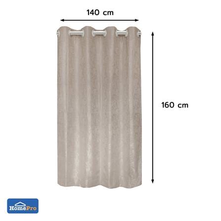 ผ้าม่าน EYELET HOME LIVING STYLE CHANA UV 140x160 ซม. สีน้ำตาล_4