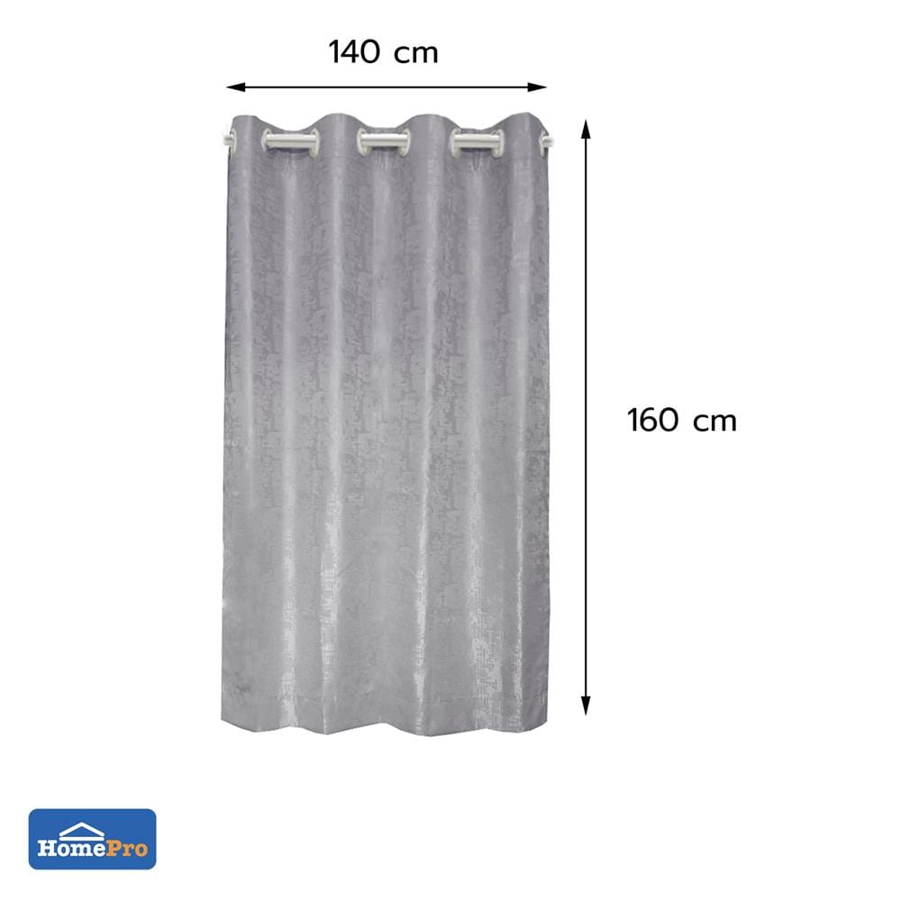 ผ้าม่าน EYELET HOME LIVING STYLE CHANA UV 140x160 ซม. สีเทา