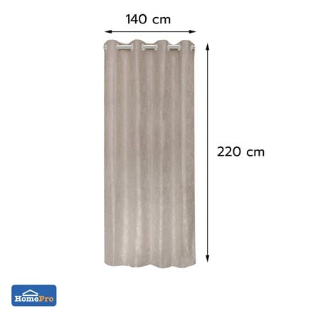 ผ้าม่าน EYELET HOME LIVING STYLE CHANA UV 140x220 ซม. สีน้ำตาล_10