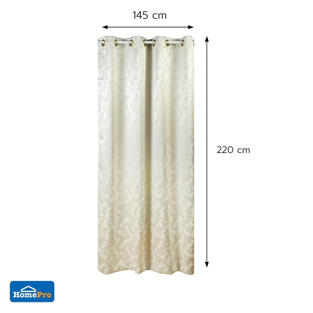 ผ้าม่าน EYELET HOME LIVING STYLE CAYLA UV 145x220 ซม. สีครีม