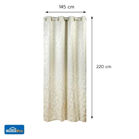 ผ้าม่าน EYELET HOME LIVING STYLE CAYLA UV 145x220 ซม. สีครีม_6