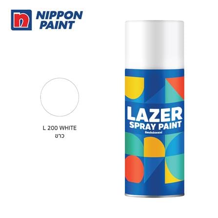 สีสเปรย์ LAZER L200 สีขาว 400 ซีซี_0