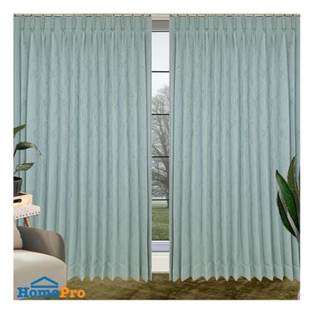 ผ้าม่านจีบ BENETTA HAMBLE UV 140x220 ซม. สีเขียว_4