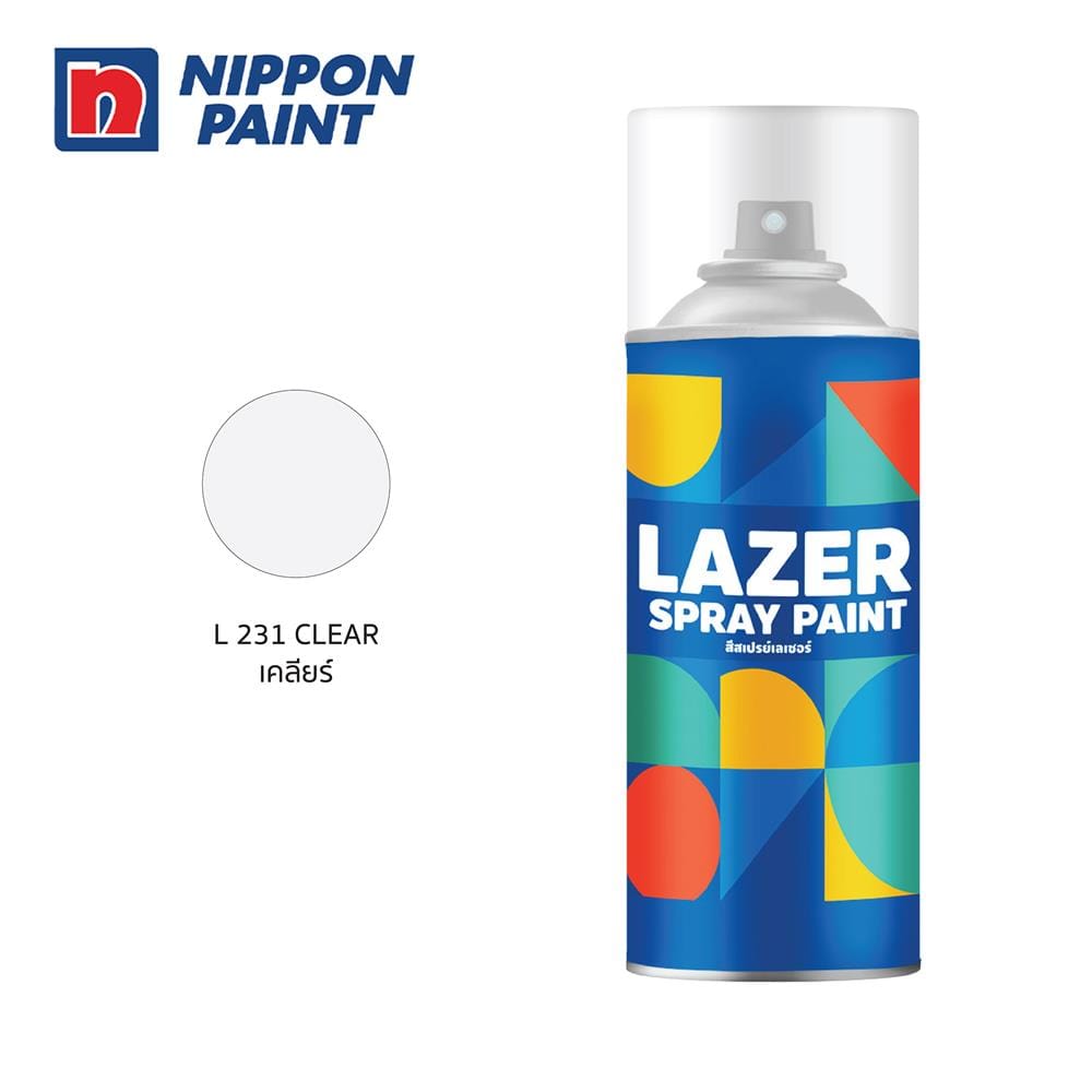 สีสเปรย์ LAZER L231 สีใส 400 ซีซี