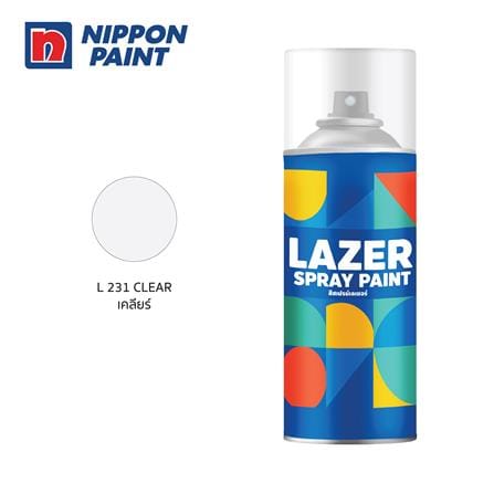 สีสเปรย์ LAZER L231 สีใส 400 ซีซี_0