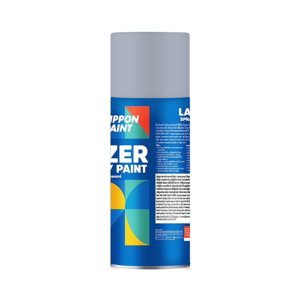สีสเปรย์ LAZER L300 สีเงิน 400 ซีซี