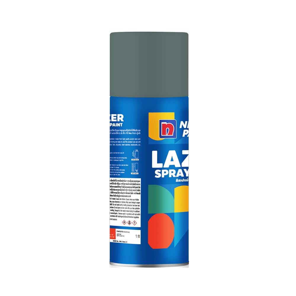 สีสเปรย์ LAZER L220 สีเทาดำ 400 ซีซี