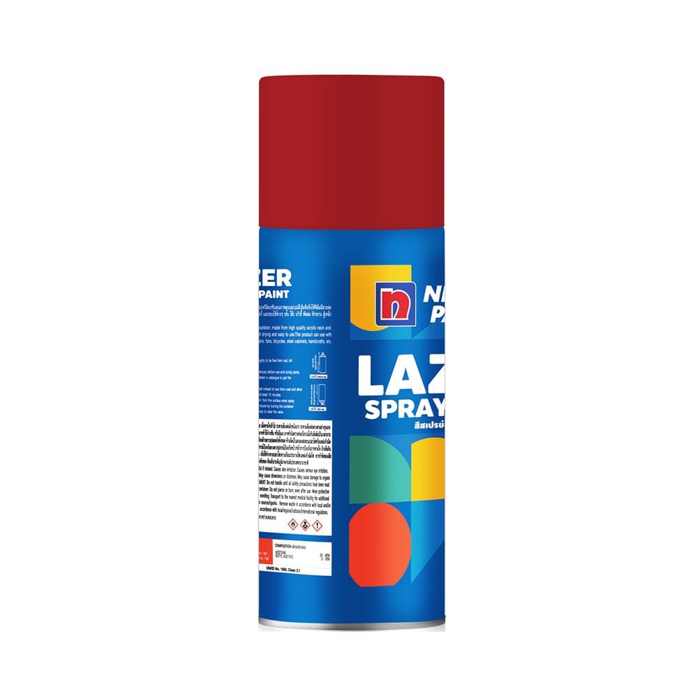สีสเปรย์ LAZER L211 สีแดงสด 400 ซีซี