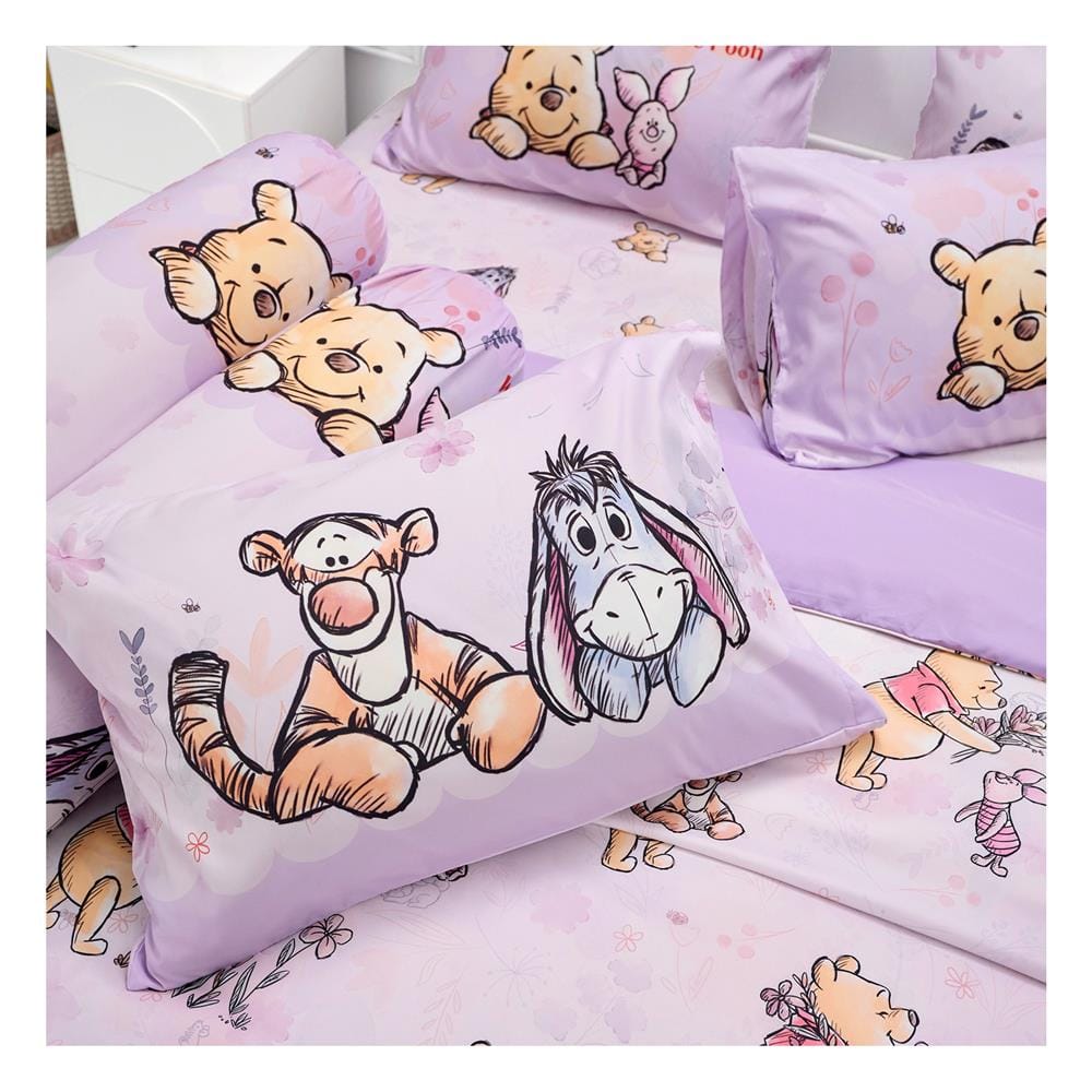 ชุดผ้าปูที่นอน 5 ฟุต (ชุด 6 ชิ้น) TULIP WINNIE THE POOH 60256-DLD049