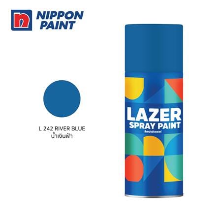 สีสเปรย์ LAZER L242 สีน้ำเงินฟ้า 400 ซีซี_0