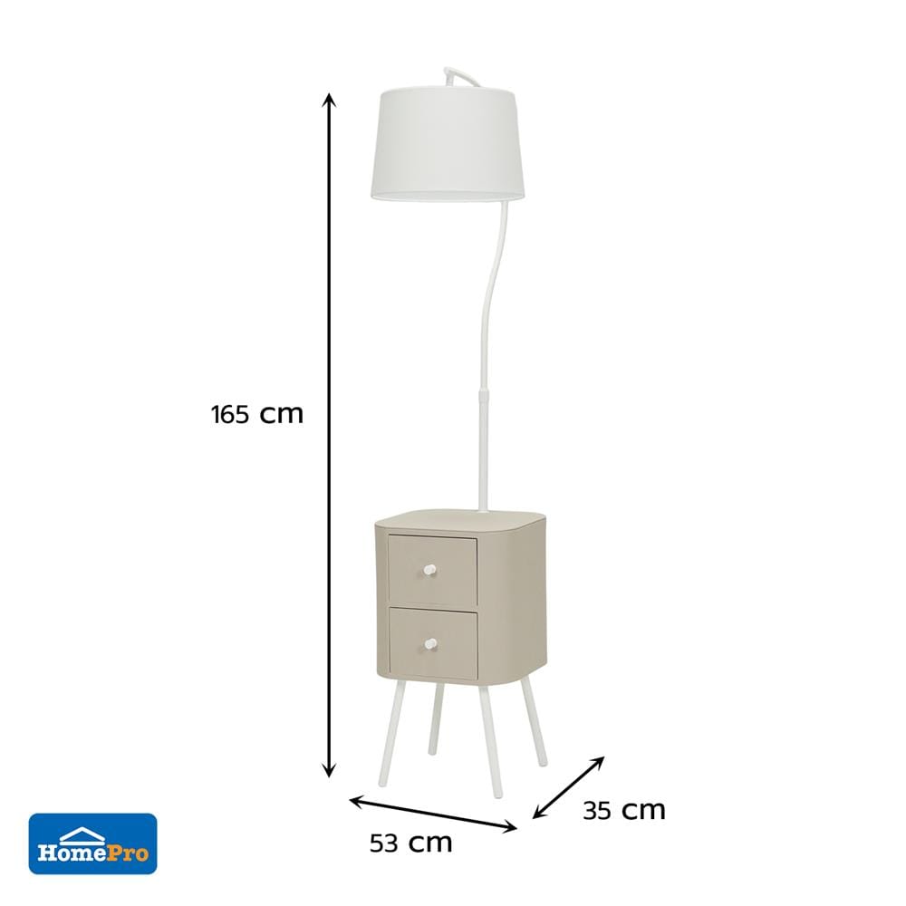 ไฟตั้งพื้น CARINI MD ML25146 สีขาว/เทา