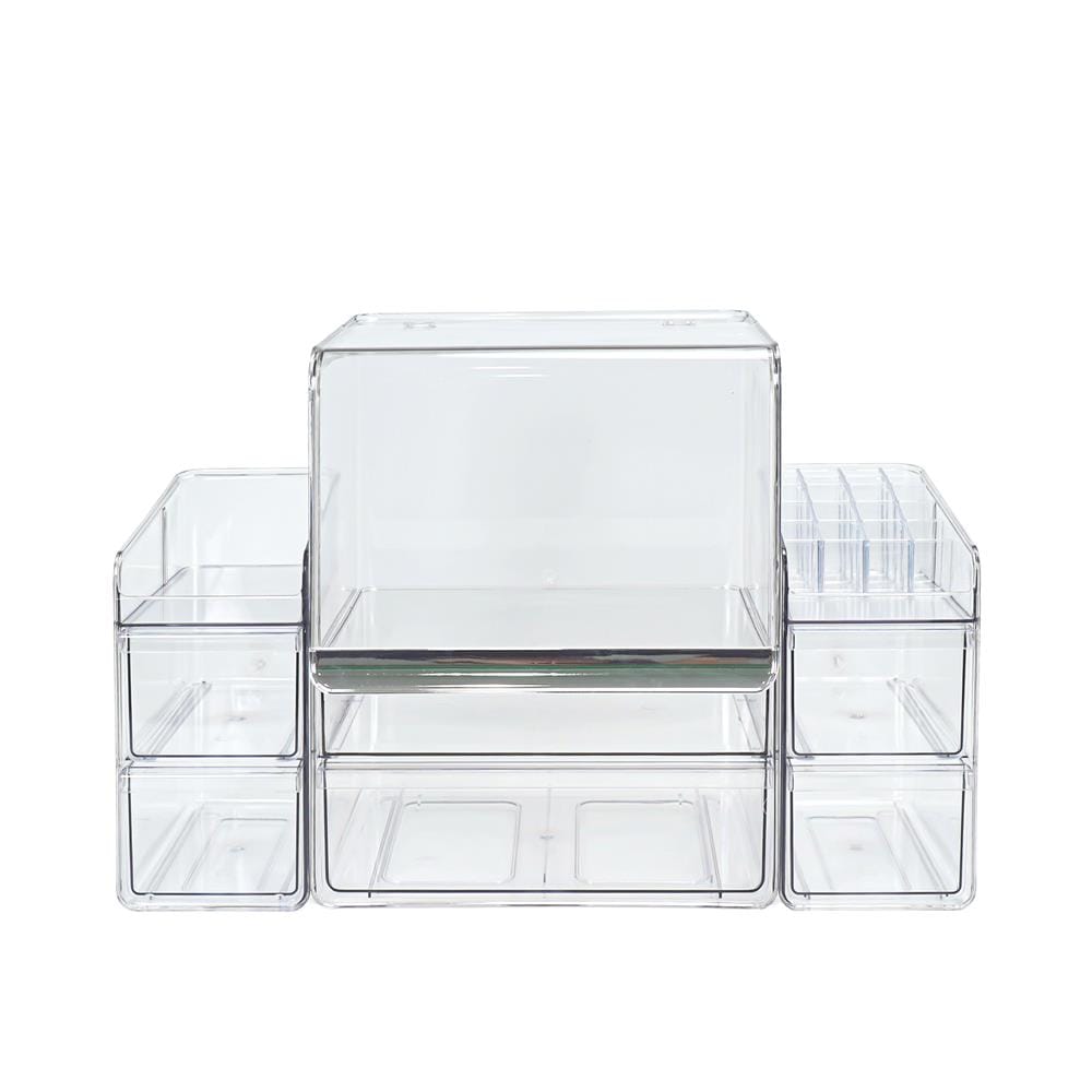 ชุดกล่องลิ้นชัก MAKE UP STACKO BREIS 27x22x32.5 ซม. สีใส