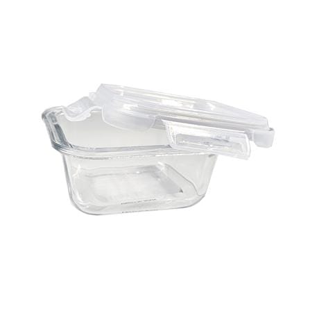 กล่องอาหารแก้ว LOCKNLOCK THE CLEAR 0.32 ลิตร สีขาว/ใส_2