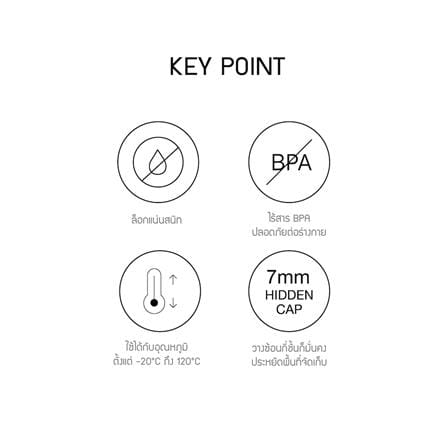 กล่องอาหารแก้ว LOCKNLOCK THE CLEAR 0.37 ลิตร สีขาว/ใส_9