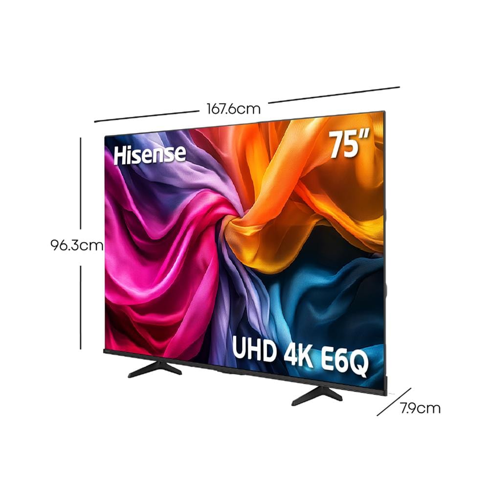 ทีวีแอลอีดี 75 นิ้ว HISENSE (4K, LED, VIDAA) 75E6Q