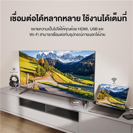 ทีวีแอลอีดี 40 นิ้ว HISENSE (FULL HD, LED, VIDAA) 40E4Q_6