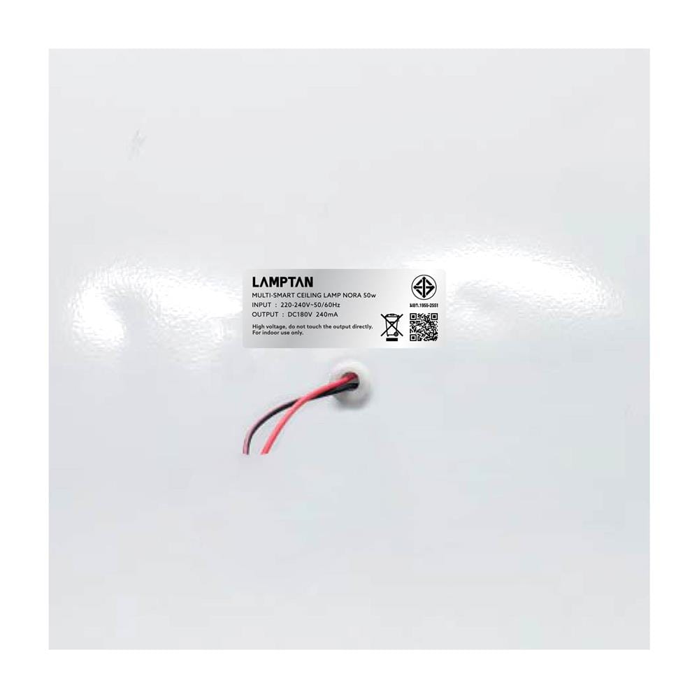 ไฟเพดาน LED LAMPTAN NORA 19 นิ้ว 50 วัตต์ DAYLIGHT/COOL WHITE/WARM WHITE