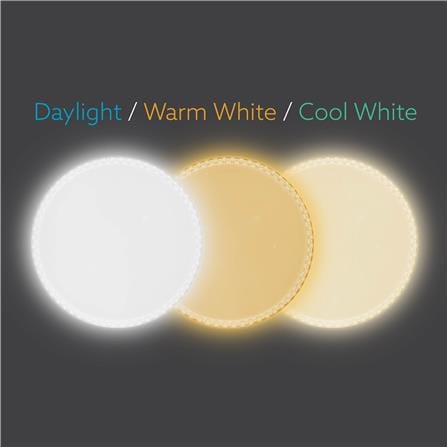 ไฟเพดาน LED LAMPTAN NORA 19 นิ้ว 50 วัตต์ DAYLIGHT/COOL WHITE/WARM WHITE_6
