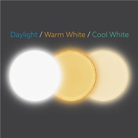 ไฟเพดาน LED LAMPTAN GLITY 15 นิ้ว 36 วัตต์ DAYLIGHT/COOL WHITE/WARM WHITE_6