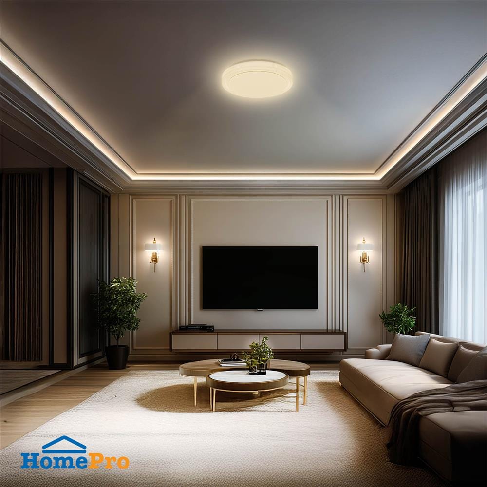 ไฟเพดาน LED LAMPTAN TWINKLE 15 นิ้ว 36 วัตต์ DAYLIGHT/COOL WHITE/WARM WHITE